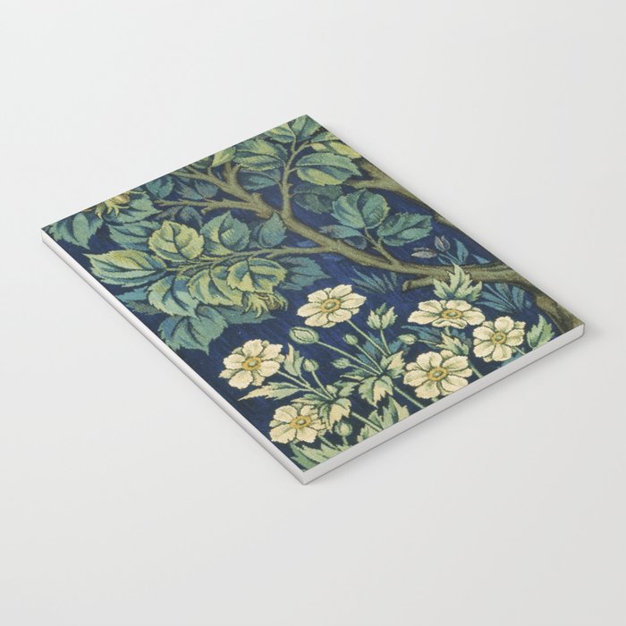 Vintage William Morris pattern pheasant and squirrel Notebook Gallery Image 3