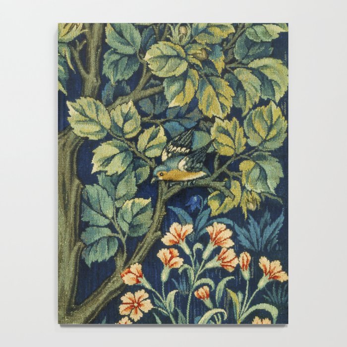 Vintage William Morris pattern pheasant and squirrel Notebook Gallery Image 4
