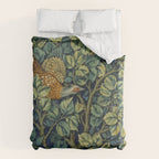 Vintage William Morris pattern pheasant and squirrel Duvet Cover Gallery Image 6