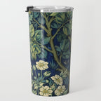 Vintage William Morris pattern pheasant and squirrel Travel Mug Gallery Image 3