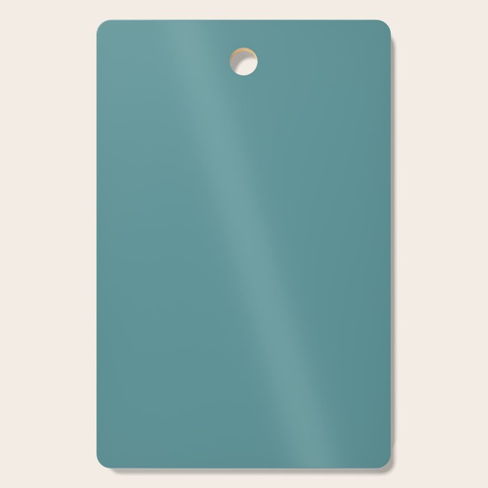 Tropical Teal Solid Color Cutting Board Gallery Image 1