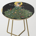 Vintage Fashion Magazine Cover - Illustration December 1914 - Christmas Tree Woman Side Table Gallery Image 2