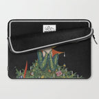 Vintage Fashion Magazine Cover - Illustration December 1914 - Christmas Tree Woman Laptop Sleeve Gallery Image 2