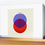 Graphic abstract circles Wall Mural Gallery Image 2