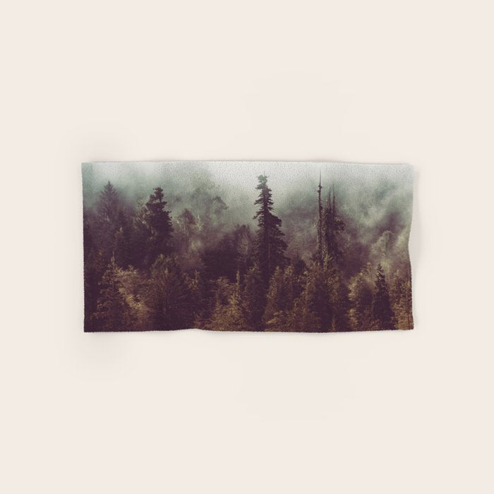 Weekend Escape - Forest Nature Photography Bath Towel Gallery Image 1