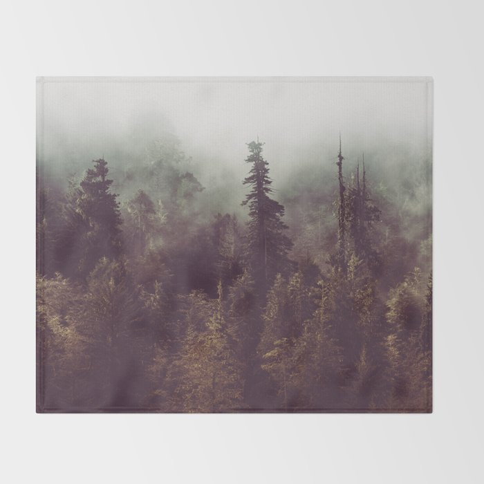 Weekend Escape - Forest Nature Photography Throw Blanket Gallery Image 2