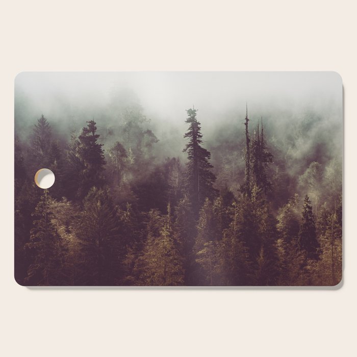 Weekend Escape - Forest Nature Photography Cutting Board Gallery Image 1