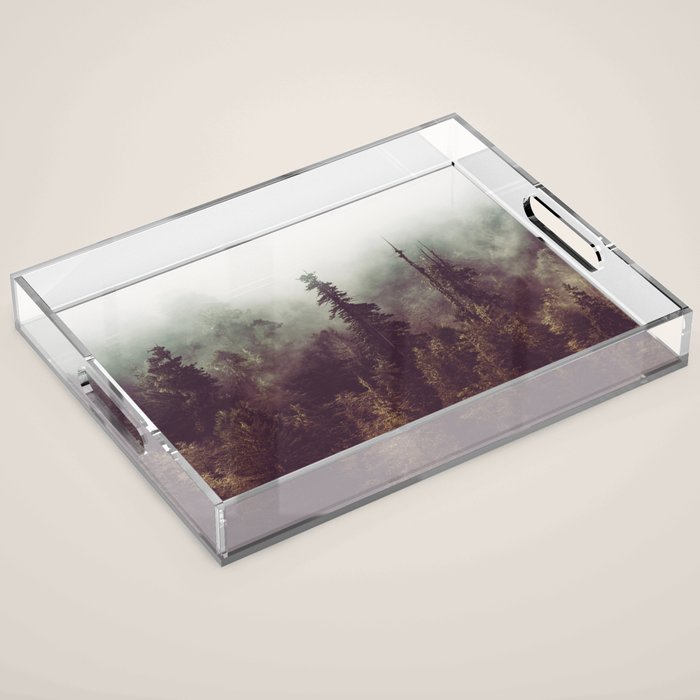 Weekend Escape - Forest Nature Photography Acrylic Tray Gallery Image 1