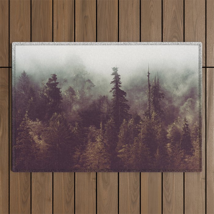 Weekend Escape - Forest Nature Photography Outdoor Rug Gallery Image 1