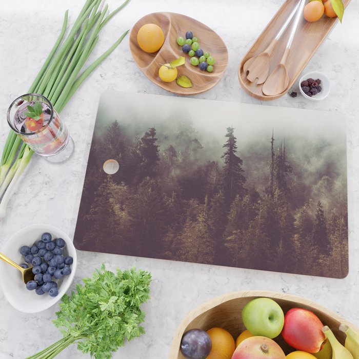 Weekend Escape - Forest Nature Photography Cutting Board Gallery Image 2