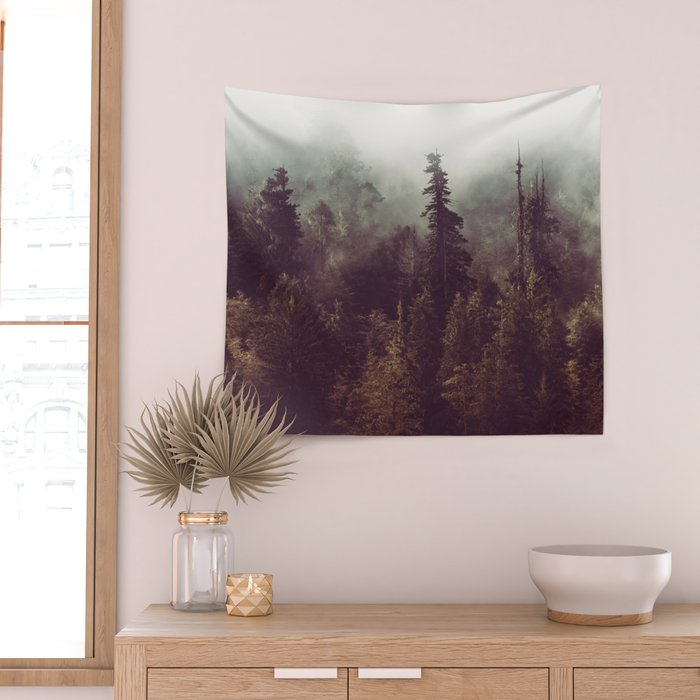 Weekend Escape - Forest Nature Photography Wall Tapestry Gallery Image 2