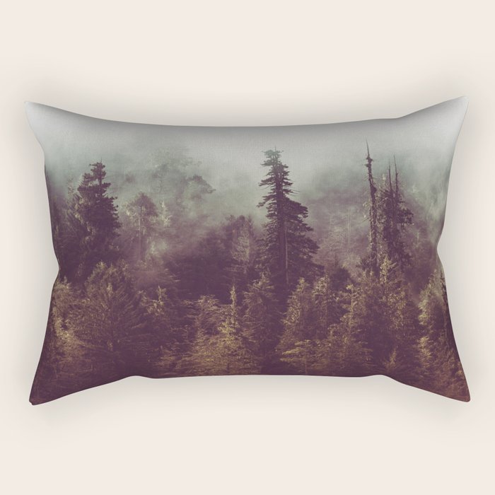 Weekend Escape - Forest Nature Photography Rectangular Pillow Gallery Image 2