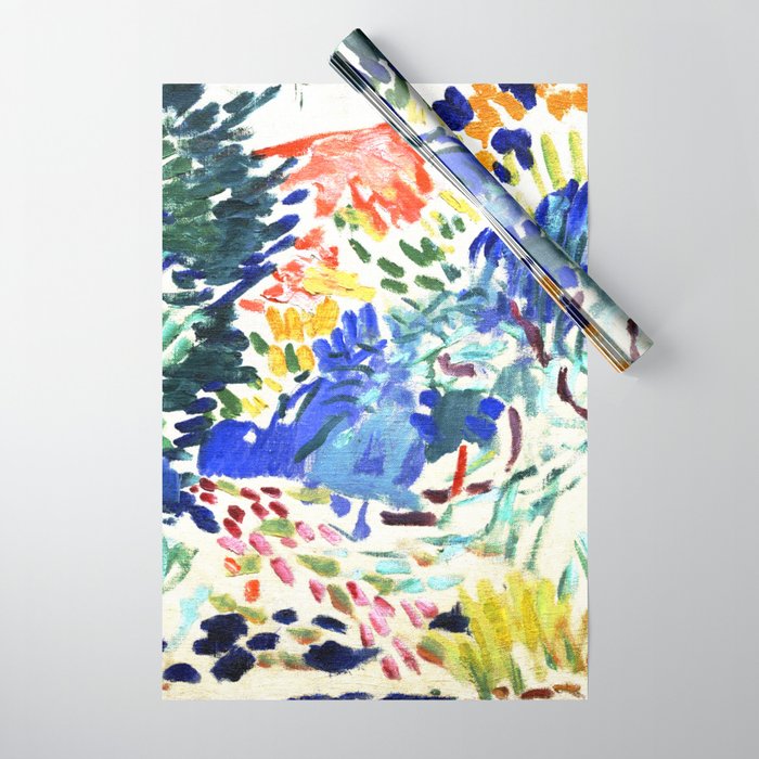 Henri Matisse,  Landscape At Collioure by Henri Matisse Wrapping Paper Gallery Image 1