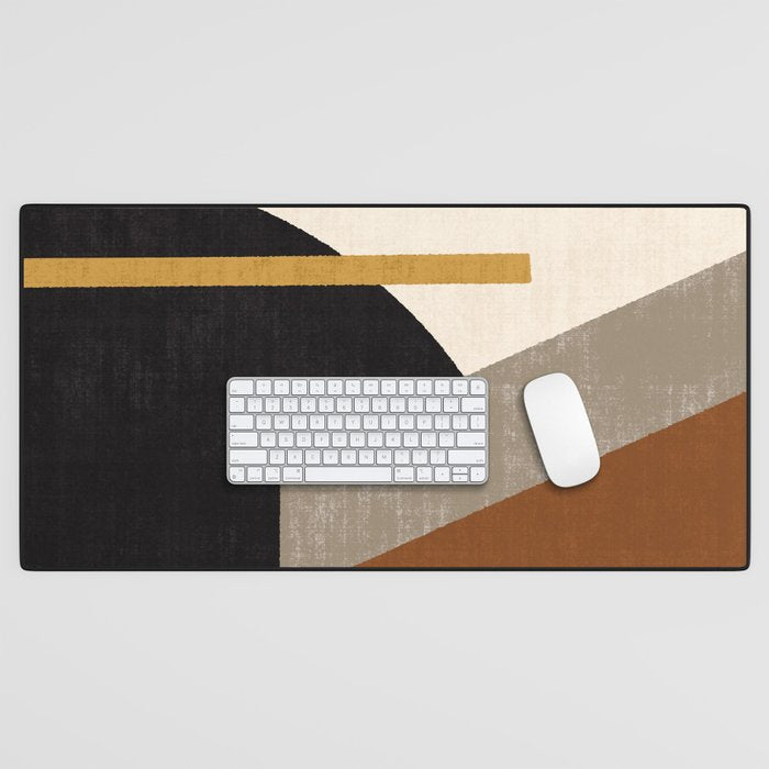 Geometric Compo 1 Filet - terra Desk Mat Gallery Image 1