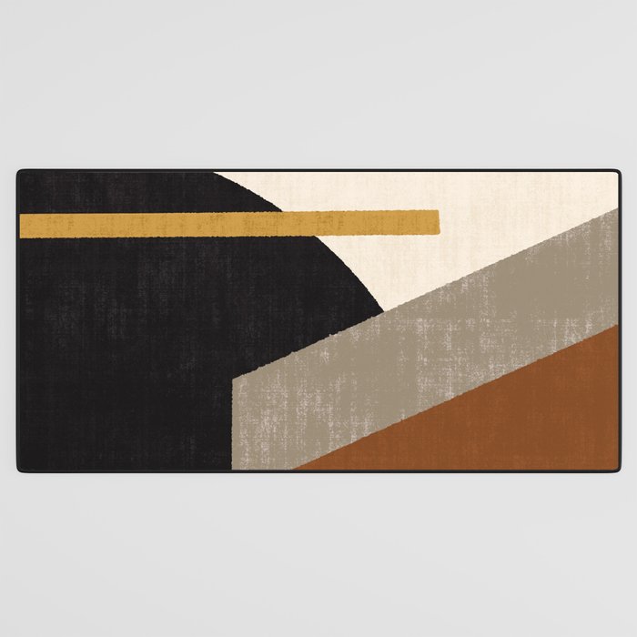 Geometric Compo 1 Filet - terra Desk Mat Gallery Image 3