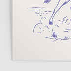 Howdy Cowgirl Blue Poster Gallery Image 3