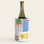 Retro christmas patch Wine Chiller Gallery Image 3