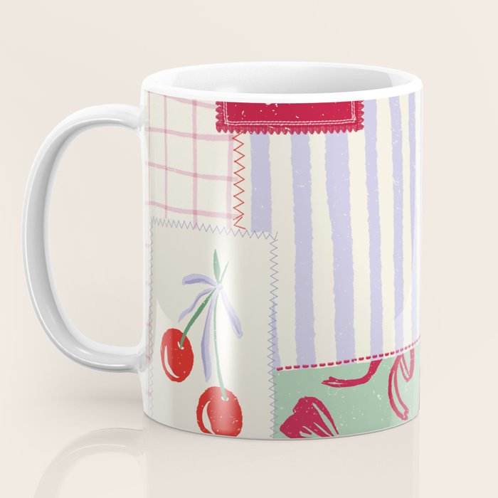 Retro christmas patch Coffee Mug Gallery Image 3