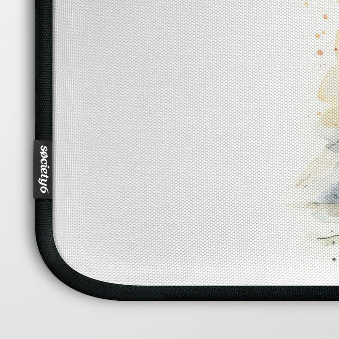 Fox Watercolor Red Fox Painting Laptop Sleeve Gallery Image 3