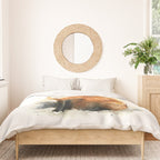 Fox Watercolor Red Fox Painting Duvet Cover Gallery Image 3