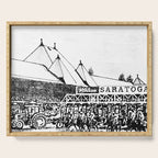 "The Starting Gate" Saratoga Springs Race Course Track Serving Tray Gallery Image 1