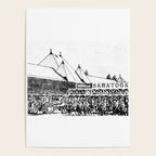 "The Starting Gate" Saratoga Springs Race Course Track Poster Gallery Image 4
