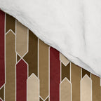 Modern Tabs in Brown, Burgundy and Tan Comforter Gallery Image 4