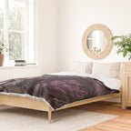 Moody Flowers Burgundy Purple Pink Duvet Cover Gallery Image 2