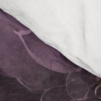 Moody Flowers Burgundy Purple Pink Comforter Gallery Image 4
