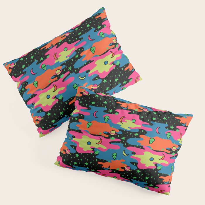 Psychedelic Space Pillow Sham Gallery Image 3