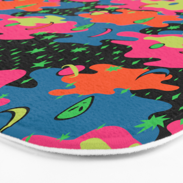 Psychedelic Space Bath Mat Gallery Image 3