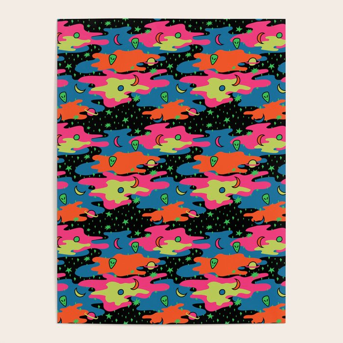 Psychedelic Space Poster Gallery Image 1