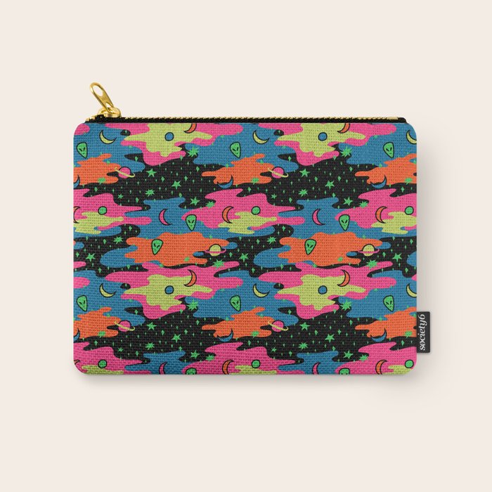 Psychedelic Space Carry All Pouch Gallery Image 1