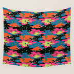 Psychedelic Space Wall Tapestry Gallery Image 4