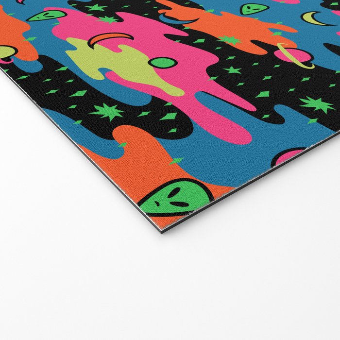 Psychedelic Space Welcome Mat Gallery Image 2
