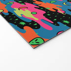 Psychedelic Space Welcome Mat Gallery Image 2