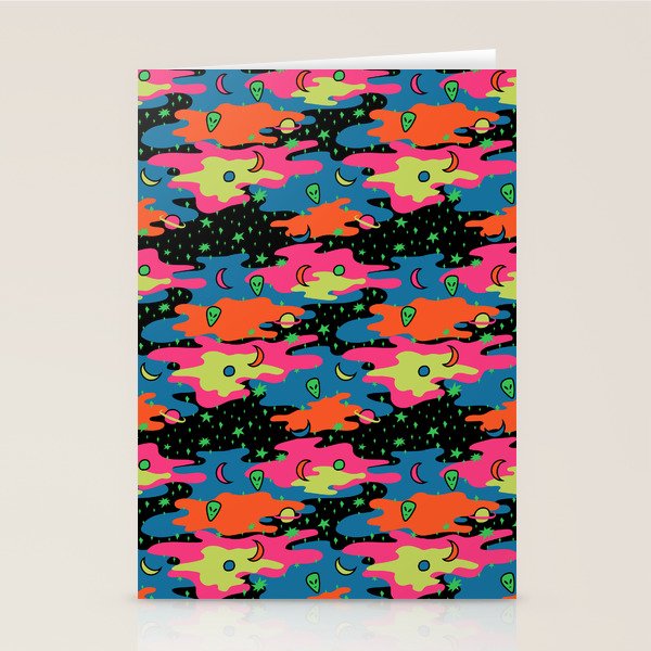 Psychedelic Space Stationery Card Gallery Image 2