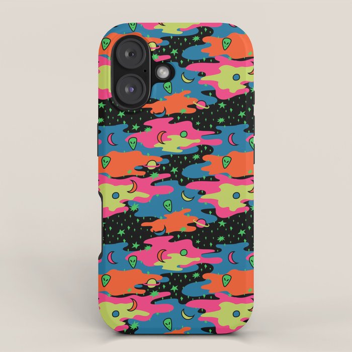 Psychedelic Space iPhone Case Gallery Image 1
