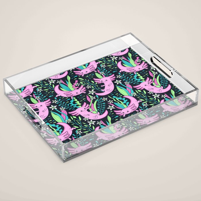 Swimming Axolotls Acrylic Tray Gallery Image 1