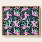 Swimming Axolotls Serving Tray Gallery Image 1