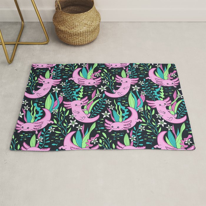Swimming Axolotls Rug Gallery Image 1