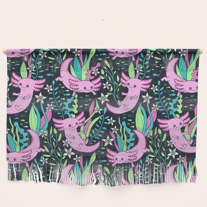 Swimming Axolotls Wall Hanging Gallery Image 1