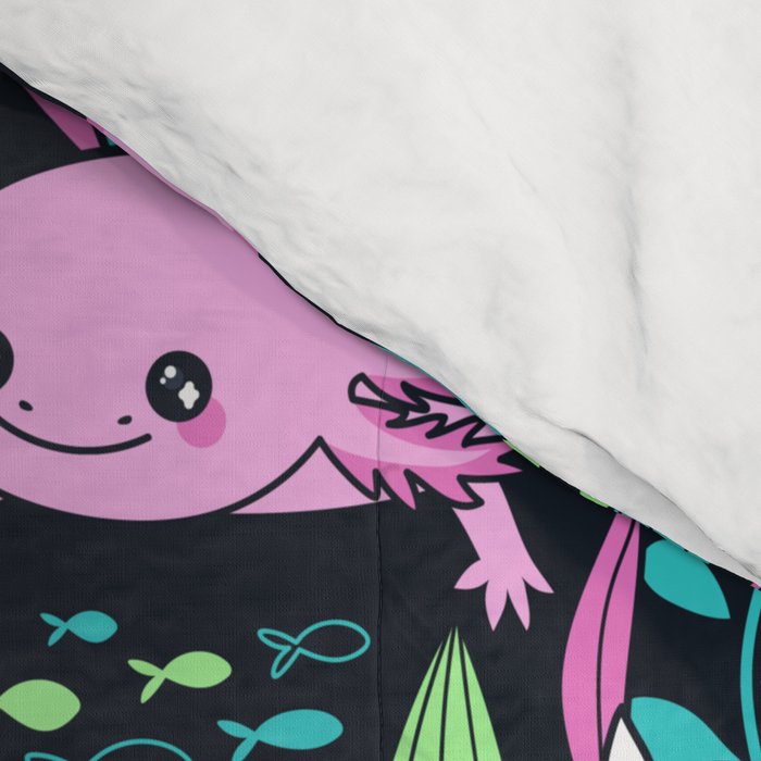 Swimming Axolotls Comforter Gallery Image 4