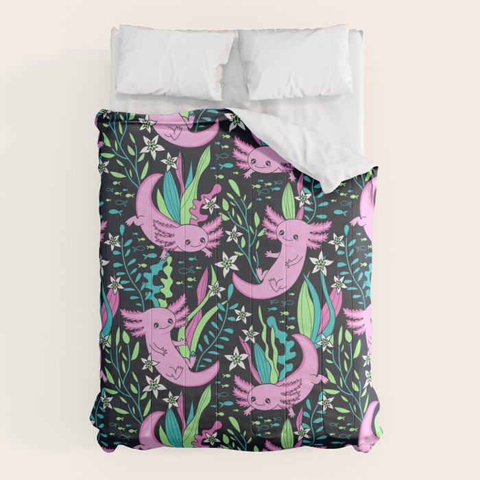 Swimming Axolotls Comforter Gallery Image 6
