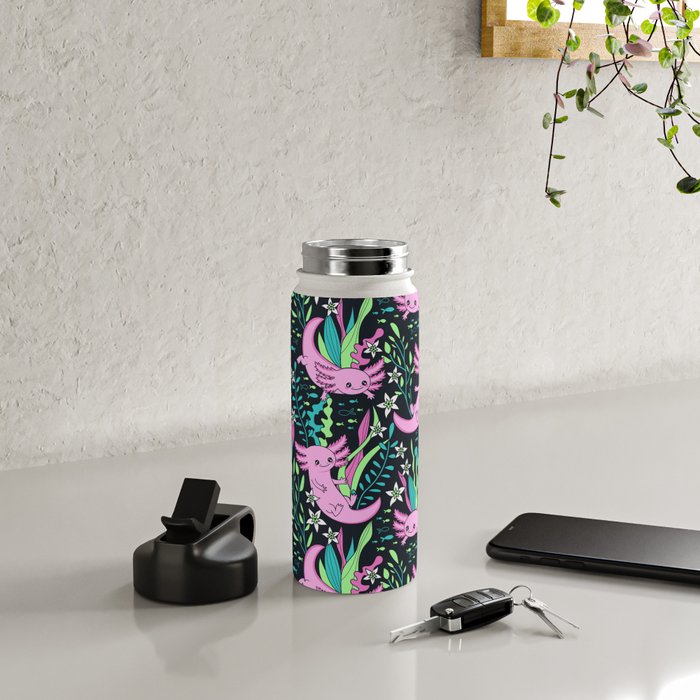 Swimming Axolotls Water Bottle Gallery Image 4