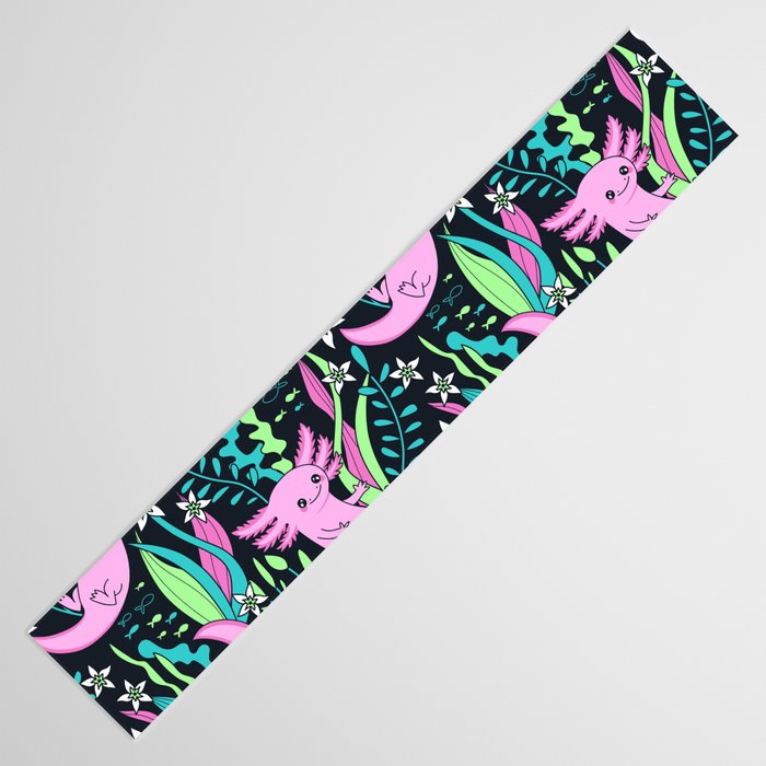 Swimming Axolotls Table Runner Gallery Image 3