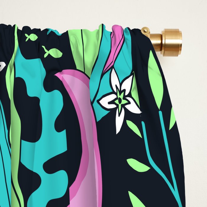 Swimming Axolotls Window Curtain Gallery Image 2