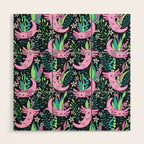 Swimming Axolotls Wood Wall Art Gallery Image 1