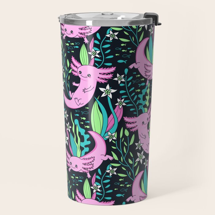 Swimming Axolotls Travel Mug Gallery Image 2