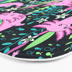 Swimming Axolotls Bath Mat Gallery Image 3
